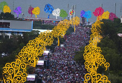 Árboles de la vida, en Managua