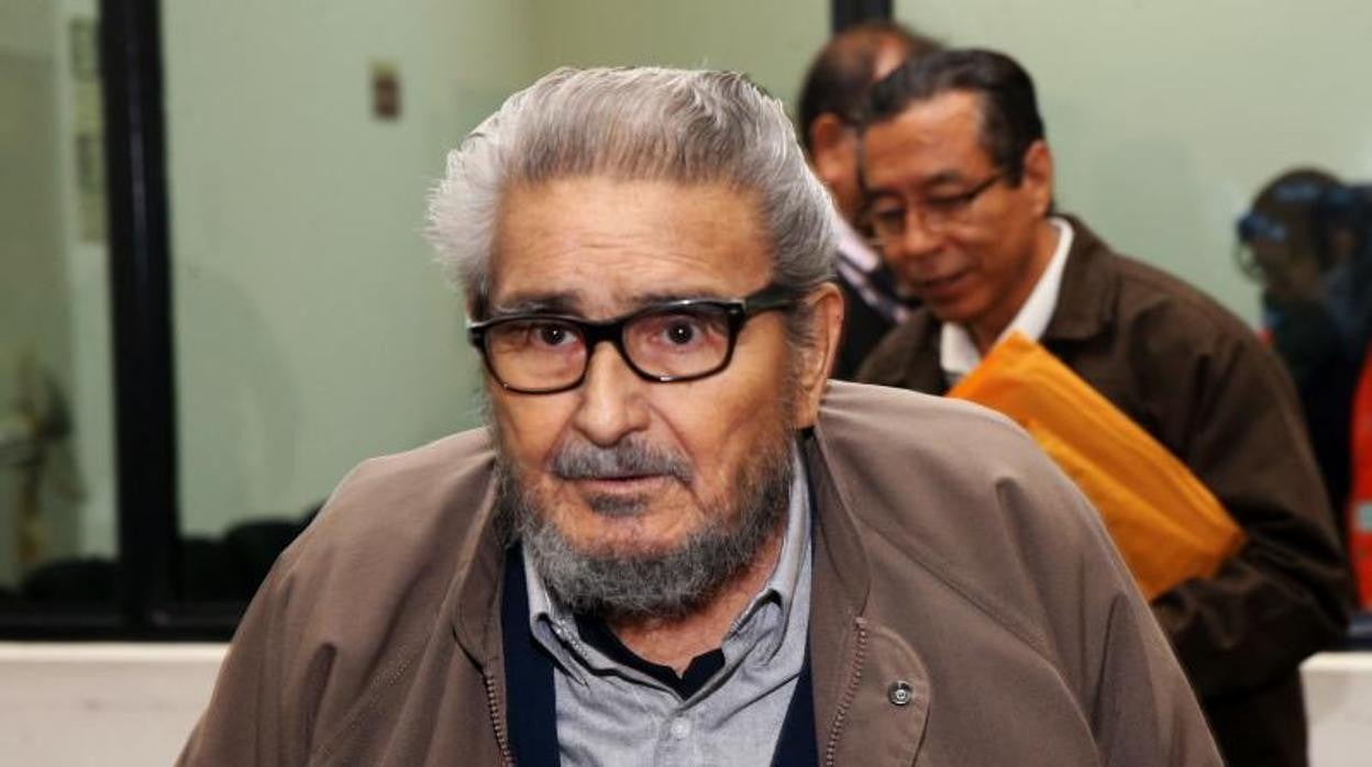 Abimael Guzmán, de 82 años, en 2017