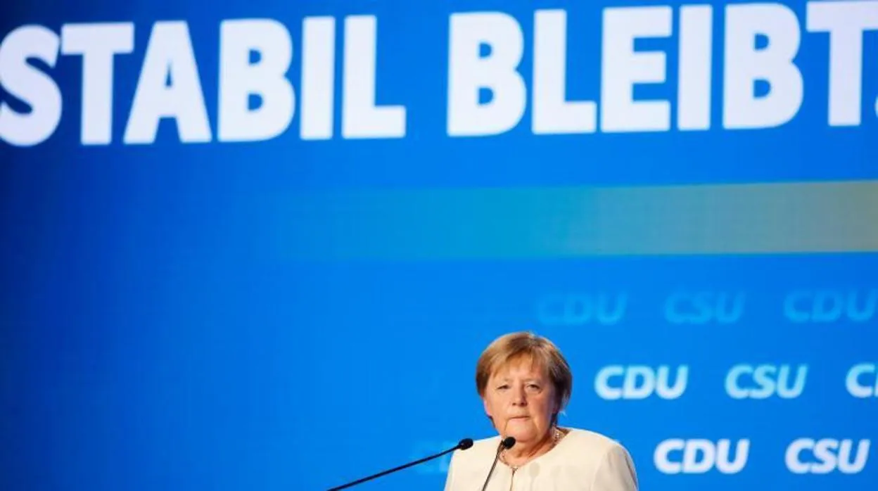 Merkel, en el mitin final de hoy en Munich