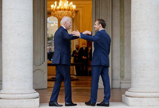 Biden Macron, en la Embajada francesa ante la Santa Sede