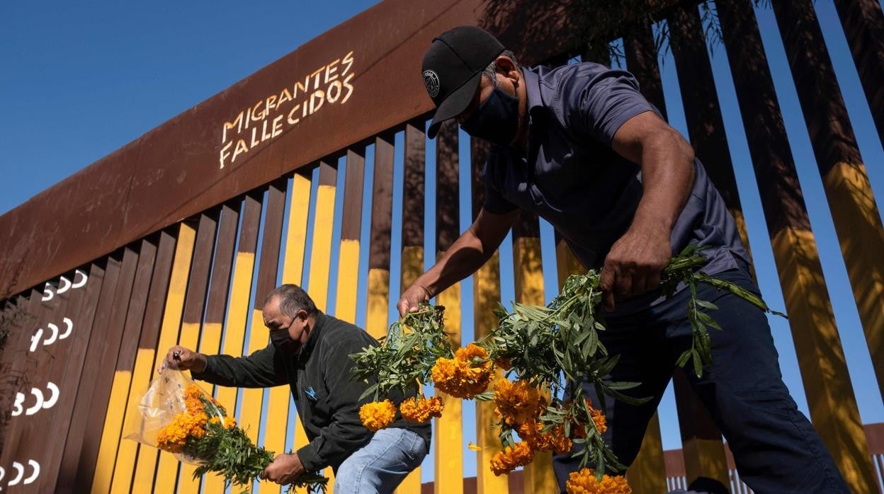 Valla en la frontera de EE.UU.