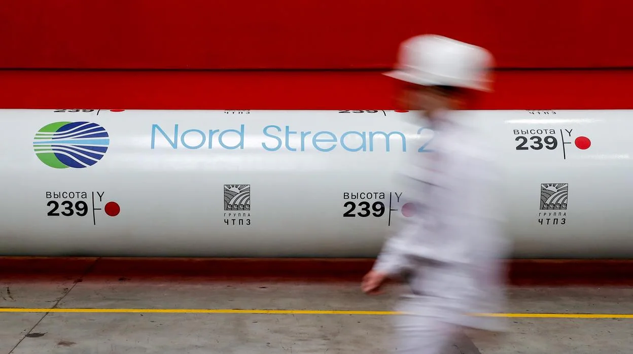 Logo del gasoducto Nord Stream 2