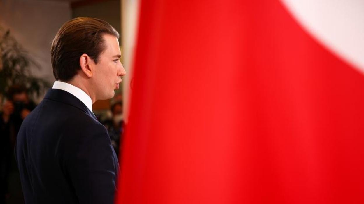 Sebastian Kurz, al anunciar su despedida de la política