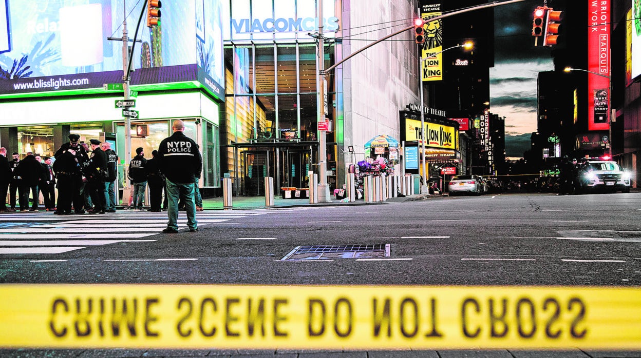 La Policía acordona Times Square tras un supuesto tiroteo