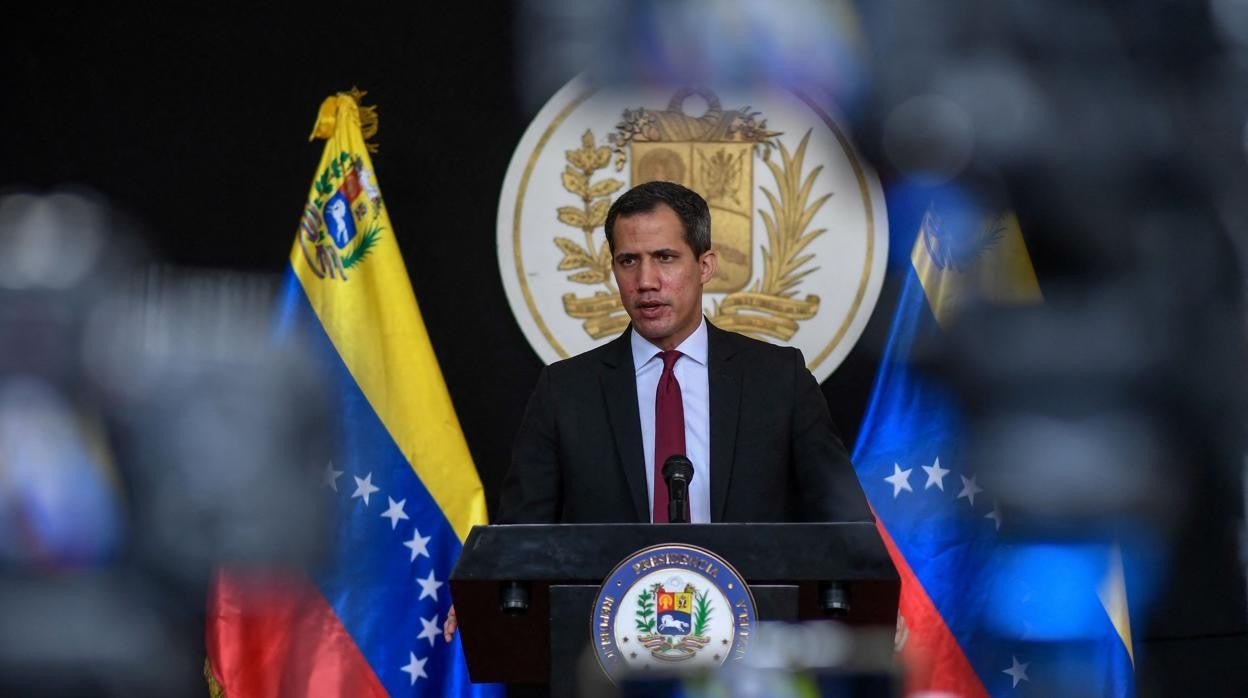 El presidente interino Juan Guaidó