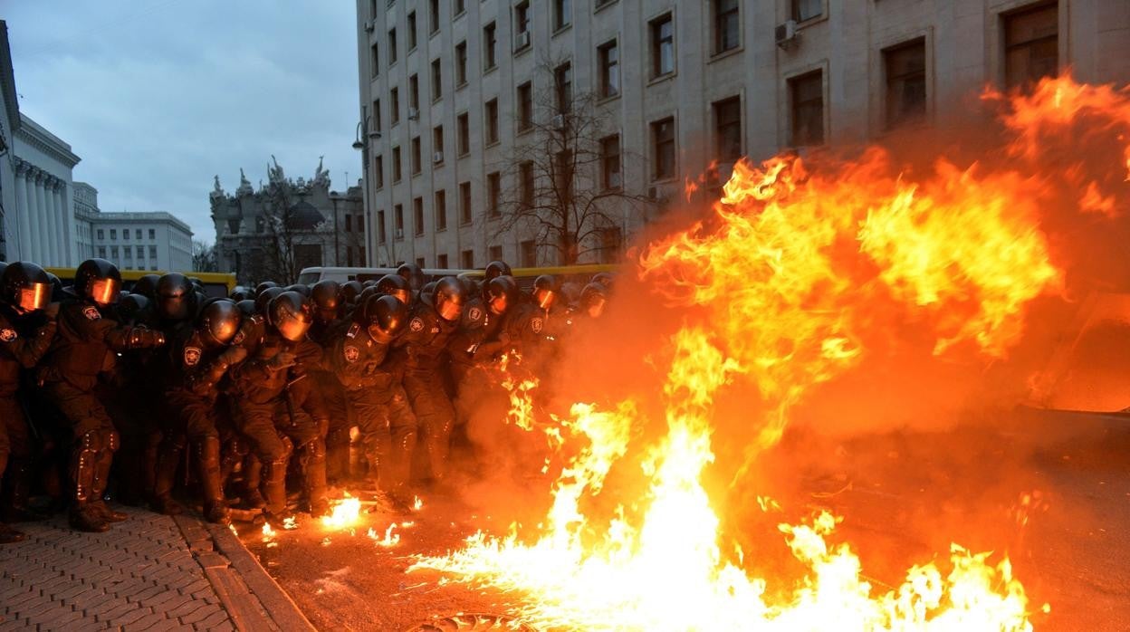 Protestas del Euromaidan, en diciembre de 2013