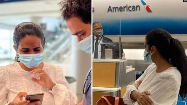 American Airlines impide, por orden del régimen, volar a Cuba a la artista Anamely Ramos