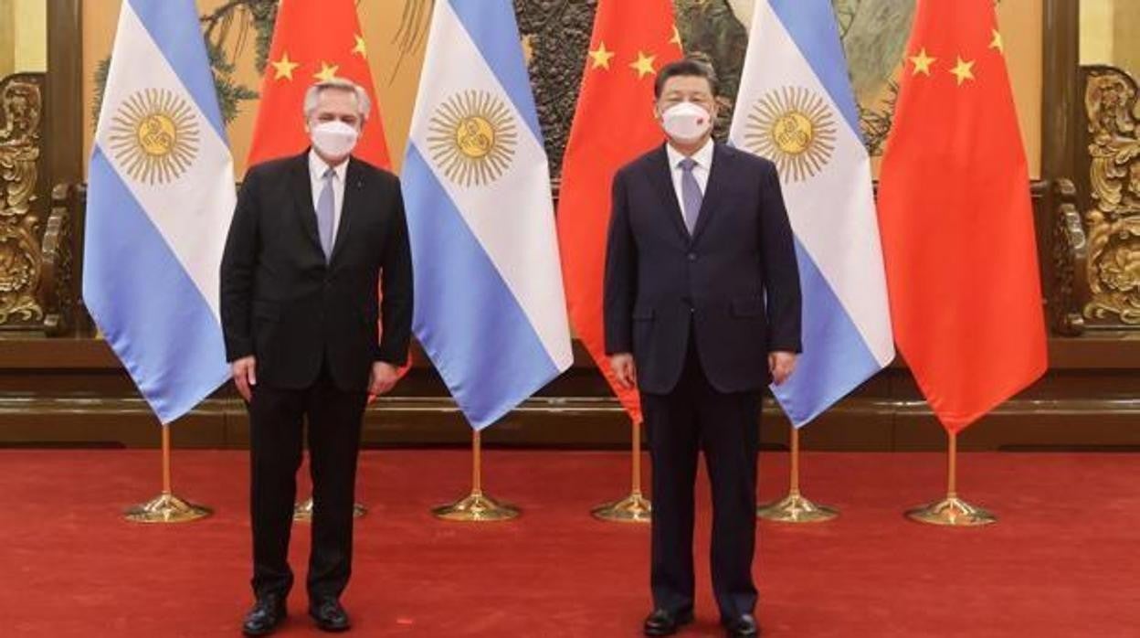 Fernández y Xi Jinping en Pekín