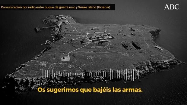 Los 13 héroes ucranianos de la isla de las Serpientes, antes de morir: «Buque ruso, que os den»