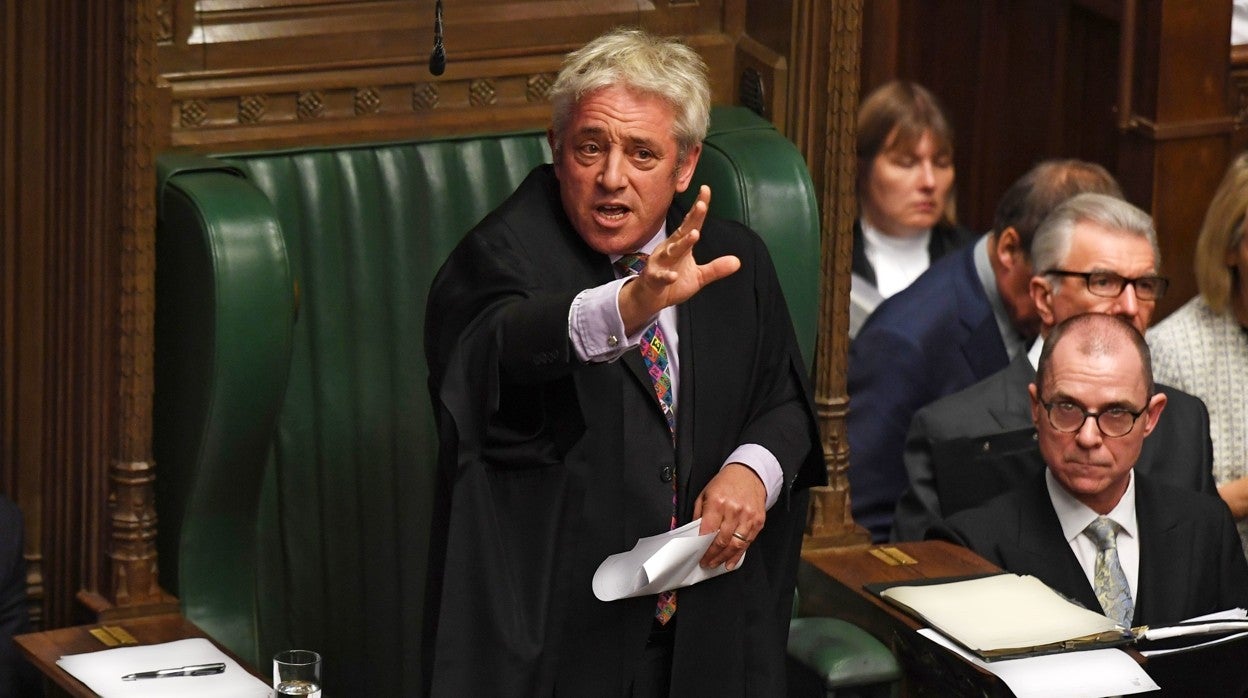 John Bercow, en la Cámara de los Comunes