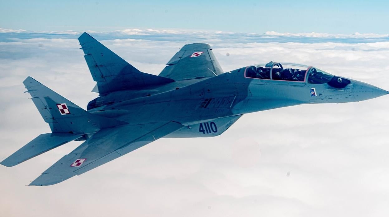 MiG 29 de la fuerza aérea polaca