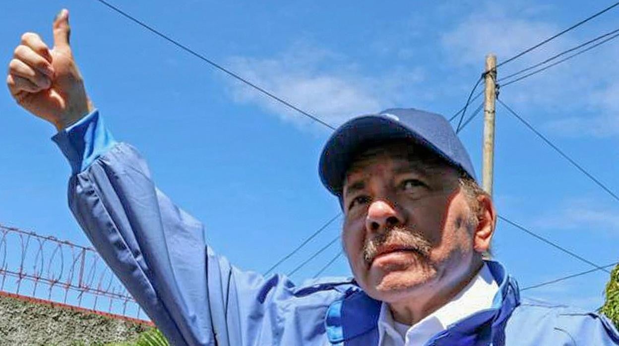 El presidente Daniel Ortega