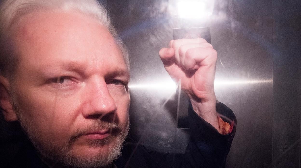 El fundador de WikiLeaks, Julian Assange, en una imagen de 2019