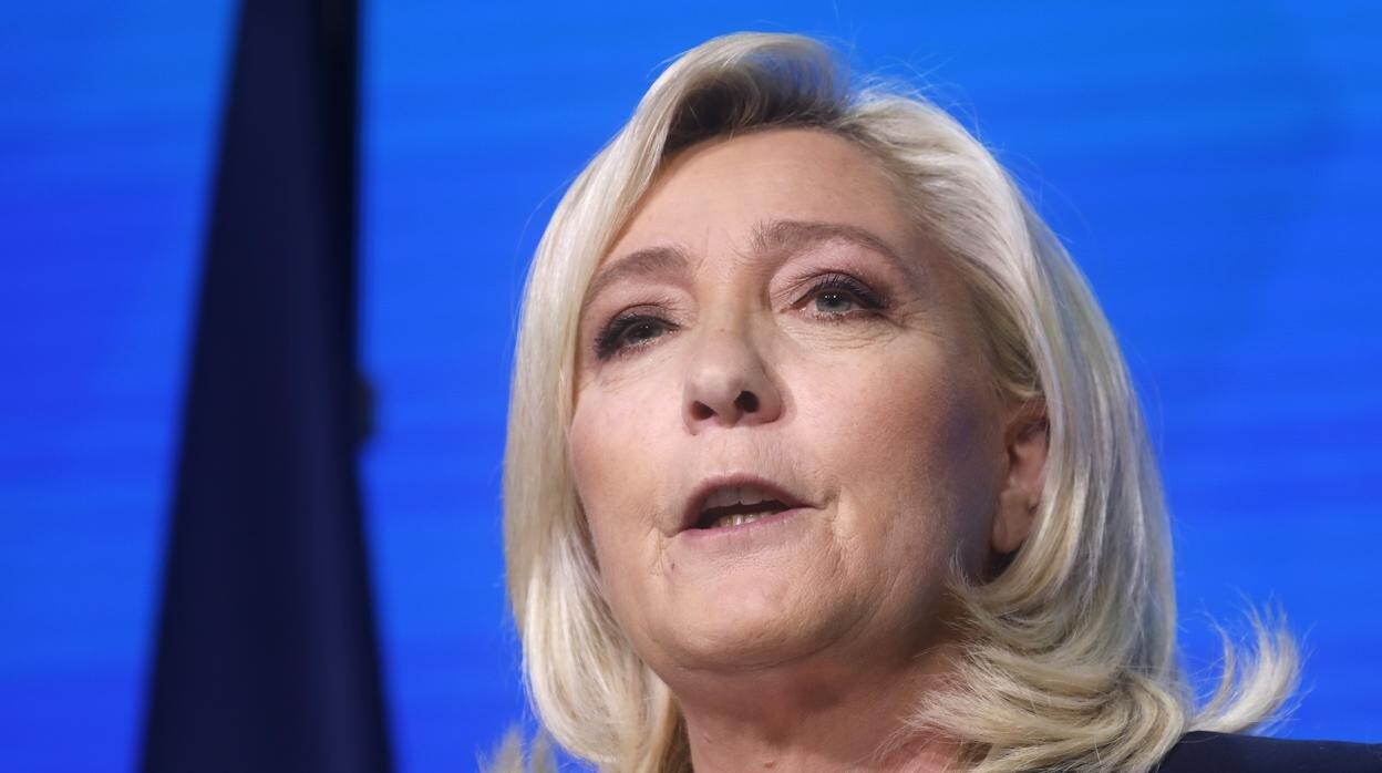 La candidata a la presidencia de Francia, Marine Le Pen