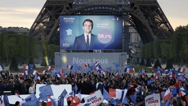 Macron vence a Le Pen con el 58,2% de los votos, según las primeras estimaciones
