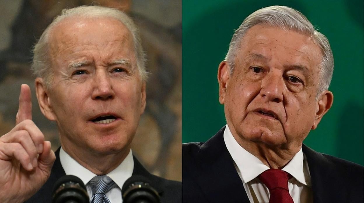 El presidente Joe Biden y su homólogo mexicano, Andrés Manuel López Obrador