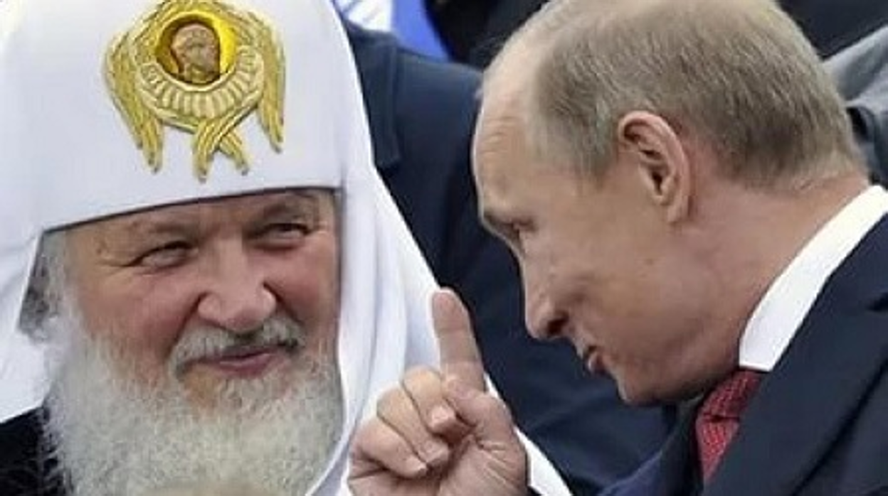 El patriarca Kirtill y el presidente Putin