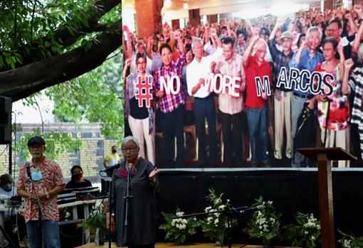 Los represaliados durante la dictadura de Marcos se han movilizado ante la ventaja de su hijo, Bongbong, en las encuestas de las elecciones presidenciales.
