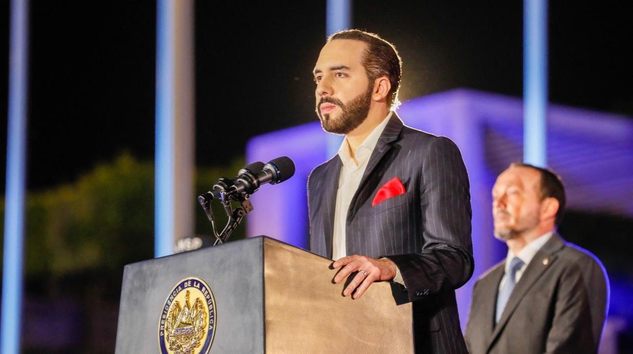 El presidente Nayib Bukele