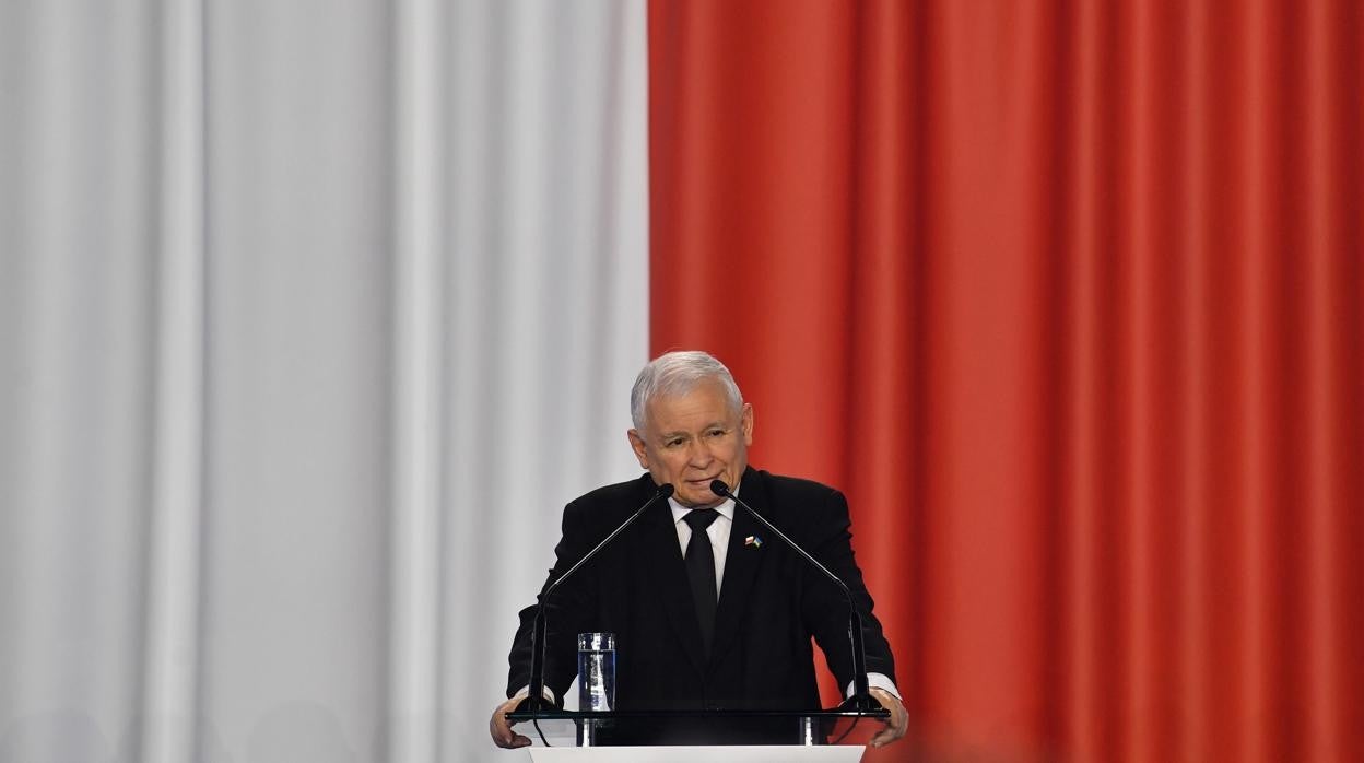 Jarosław Kaczyński, líder del partido polaco gobernante Ley y Justicia