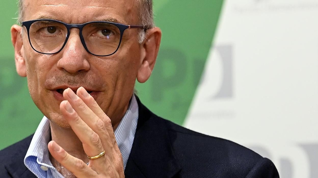 El líder del PD, Enrico Letta