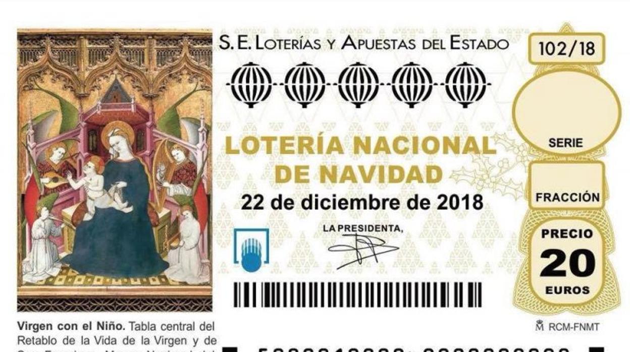 Décimo de Lotería de Navidad