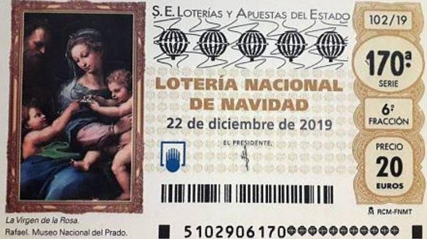 ¿Cómo es el décimo de la Lotería de Navidad 2019?
