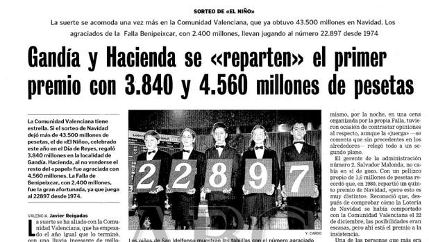 Página del diario ABC del 7 de enero de 2000