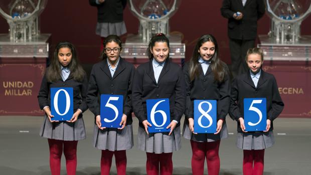 El 05.685, primer premio de la Lotería del Niño