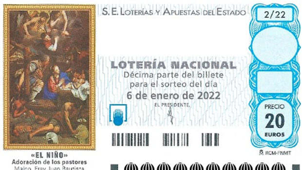 Cómo es el décimo de la Lotería del Niño 2022