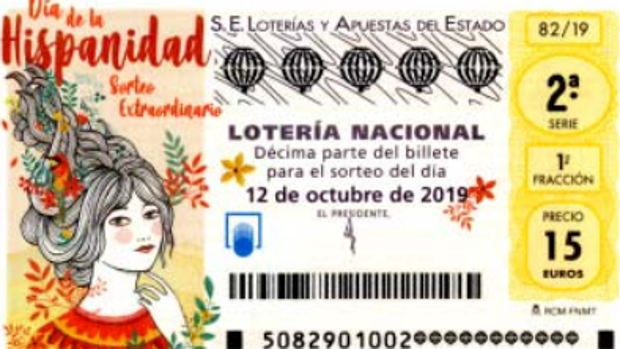Sorteo Extraordinario del Día de la Hispanidad del 12 de octubre de 2019