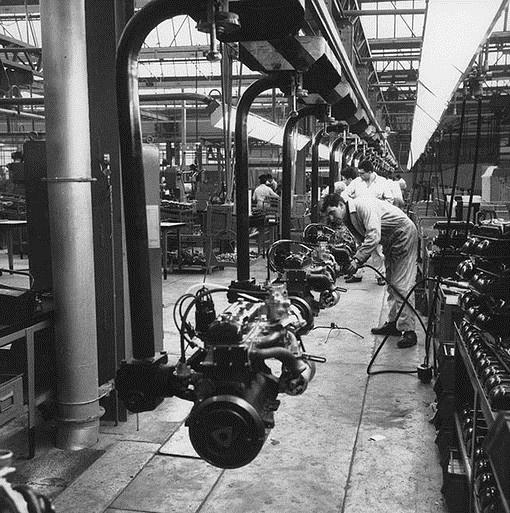 La fabrica de motores en 1967