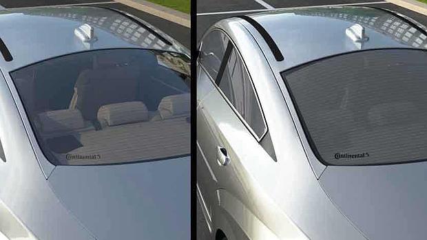 Así es el cristal «inteligente» para coche