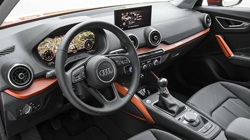 El nuevo SUV pequeño, el Audi Q2, presume de salpicadero a la última
