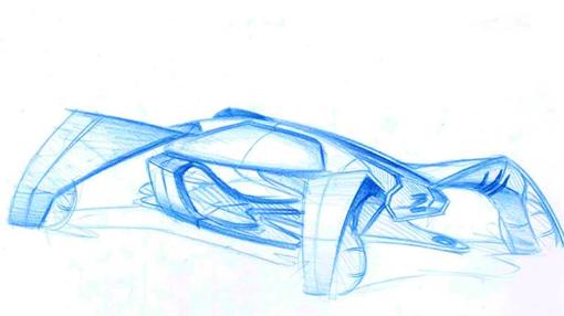 Boceto del diseño de Luis Mestre