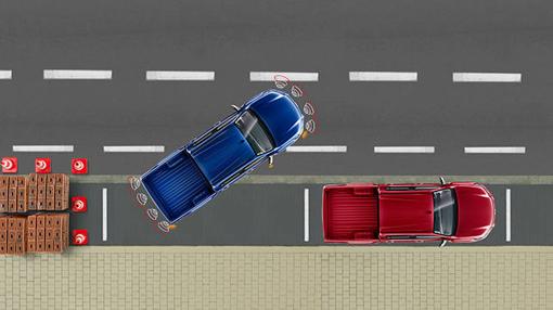 Sensores de aparcamiento delanteros y traseros