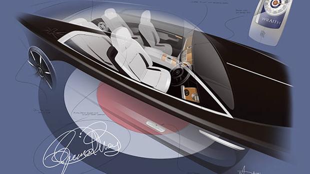 Primer diseño del Rolls-Royce Wraith "Inspired by Music"