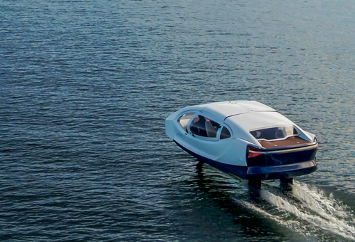 Taxi flotante de SeaBubbles