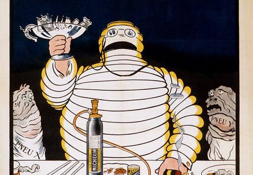 Así ha cambiado Bibendum, el muñeco Michelín, que hoy cumple 120 años