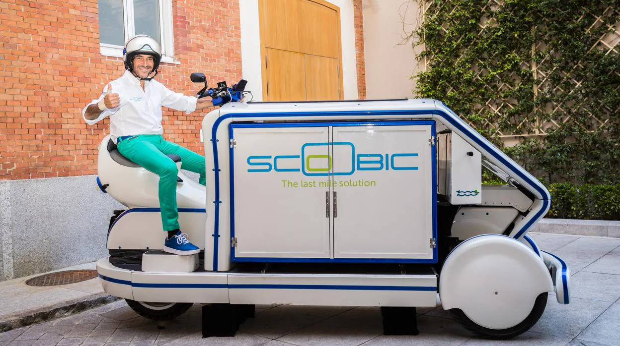 Emprendedores andaluces crean Scoobic, el vehículo de reparto sostenible que mejora la calidad del aire y salva vidas
