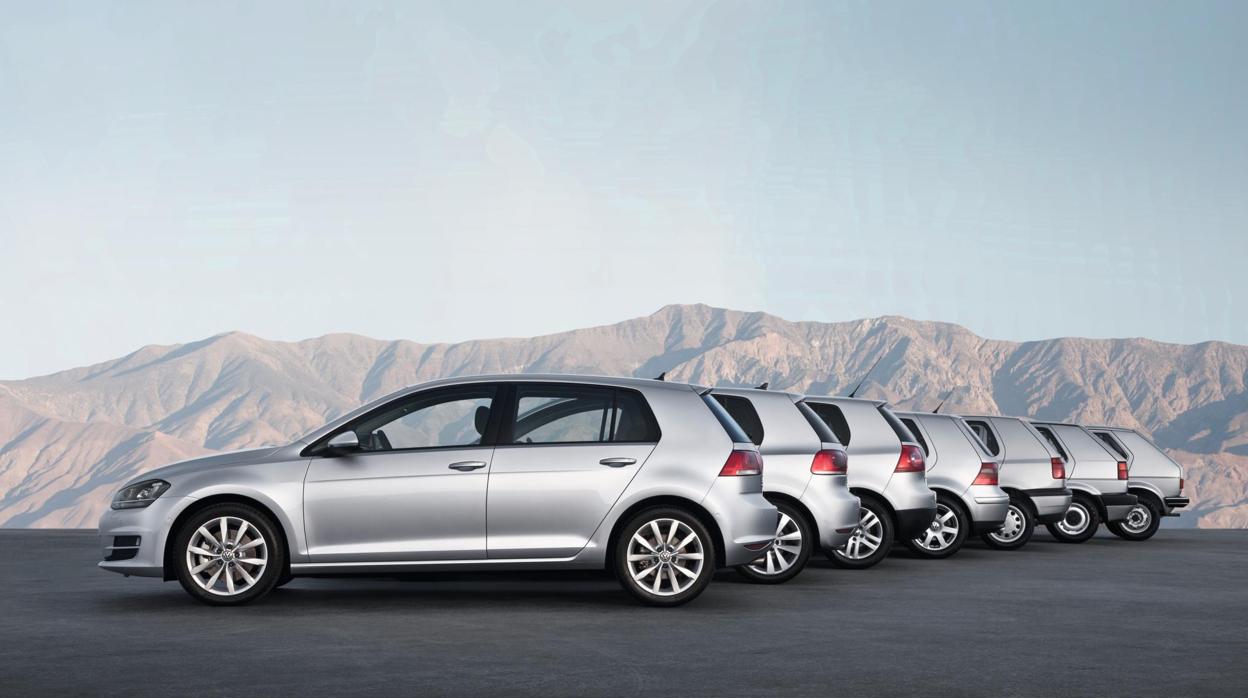 Siete generaciones del Volkswagen Golf