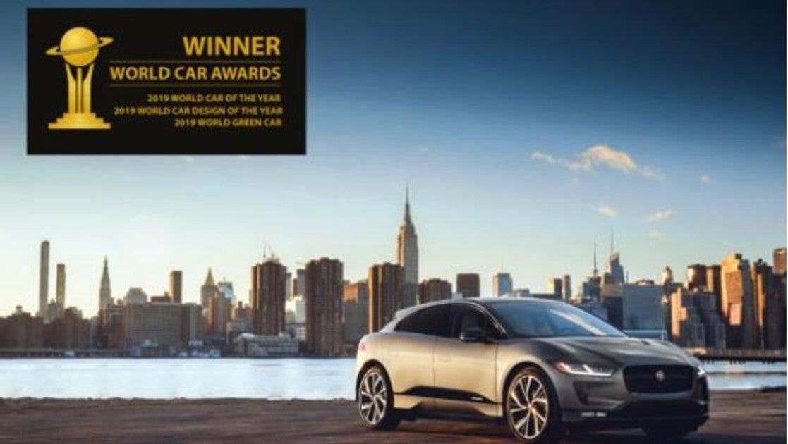 Histórico triplete del Jaguar I-Pace en los premios al Mejor Coche del Año en el Mundo