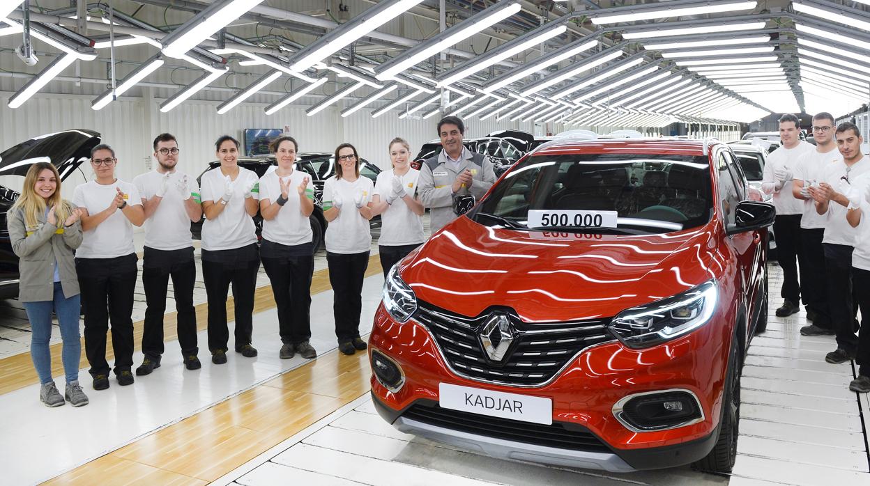 El Renault Kadjar número 500.000 sale de la fábrica de Palencia