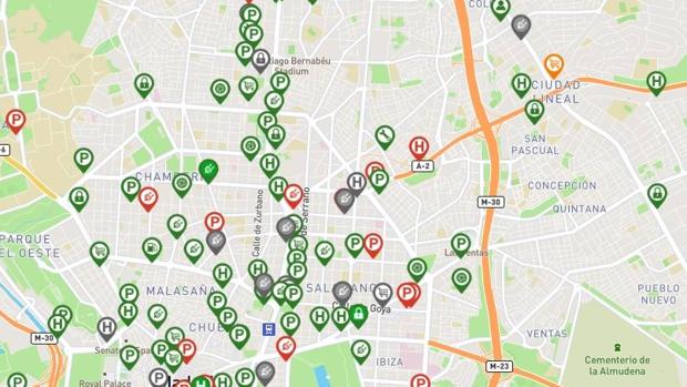 Dónde están los puntos de recarga para coches eléctricos