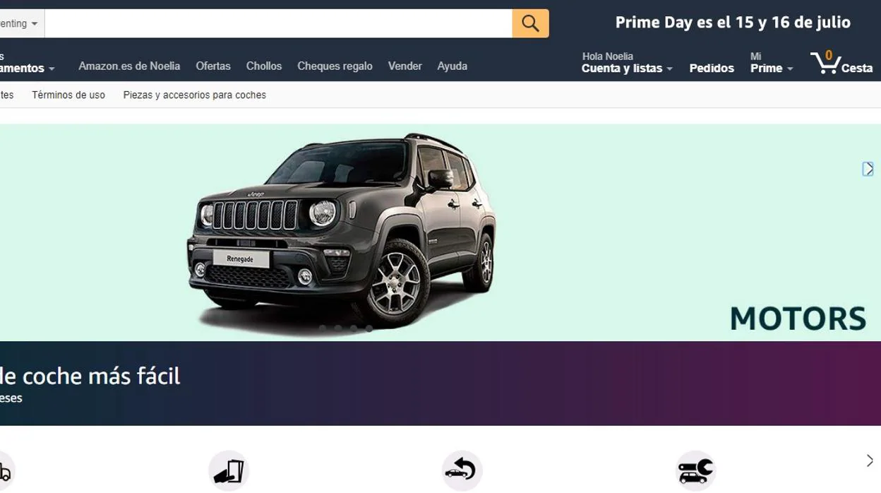 Amazon se lanza a por el renting de coches, y a domicilio