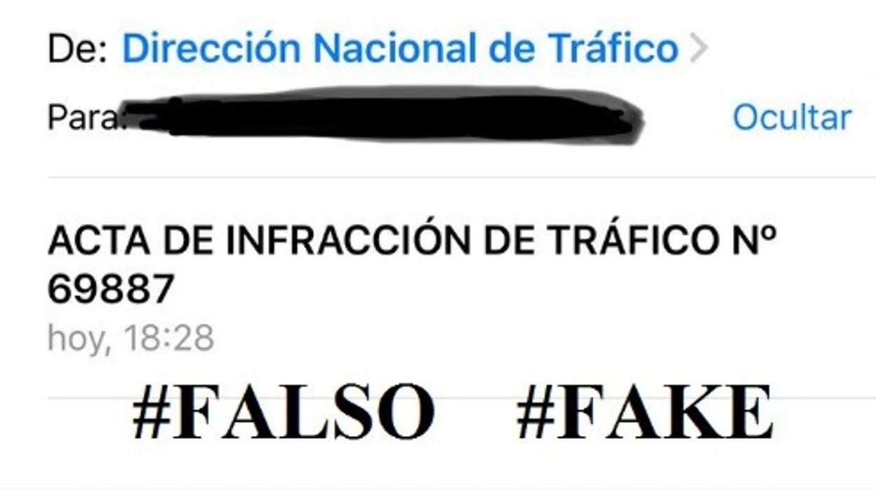 La DGT alerta de una estafa que notifica a los conductores multas de 1. ...