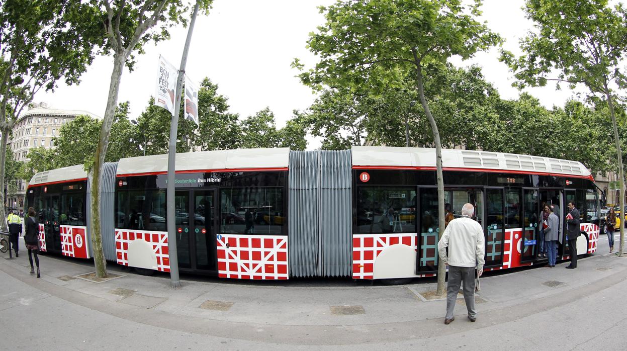 Autobús urbano en Barcelona
