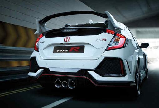 Alerón del Honda Civic Type R