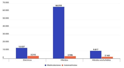 Los coches eléctricos e híbridos enchufables de kilómetro cero se duplicarán en 2020