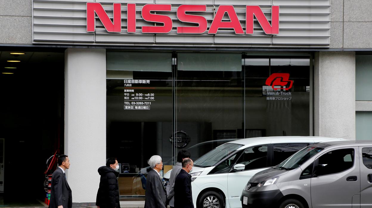 Concesionario de Nissan en Tokio